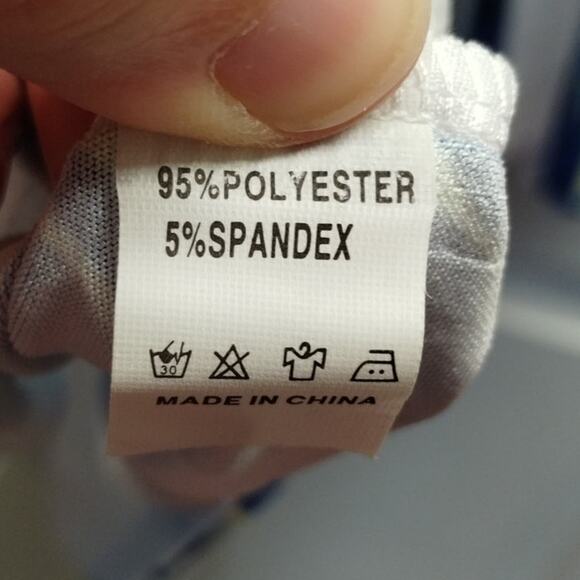 NWT India Boutique One Size Blue Palm Tree Embellished Asymmetric Hem Tank Dress - Picture 9 of 9